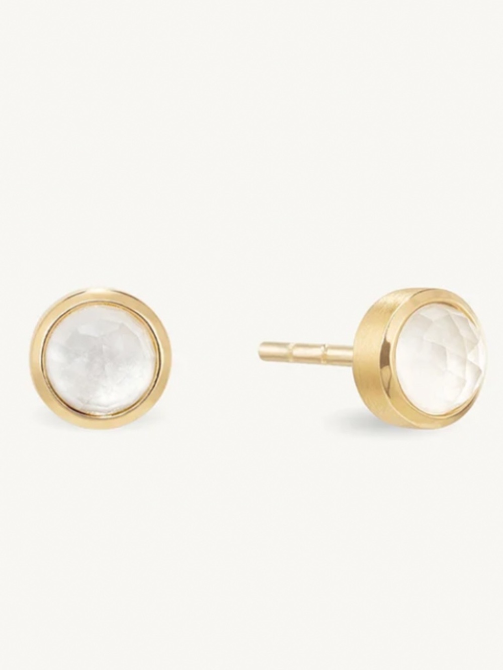 Dean Davidson Signature Small Knockout Studs | Iridescent Pearl | NWT